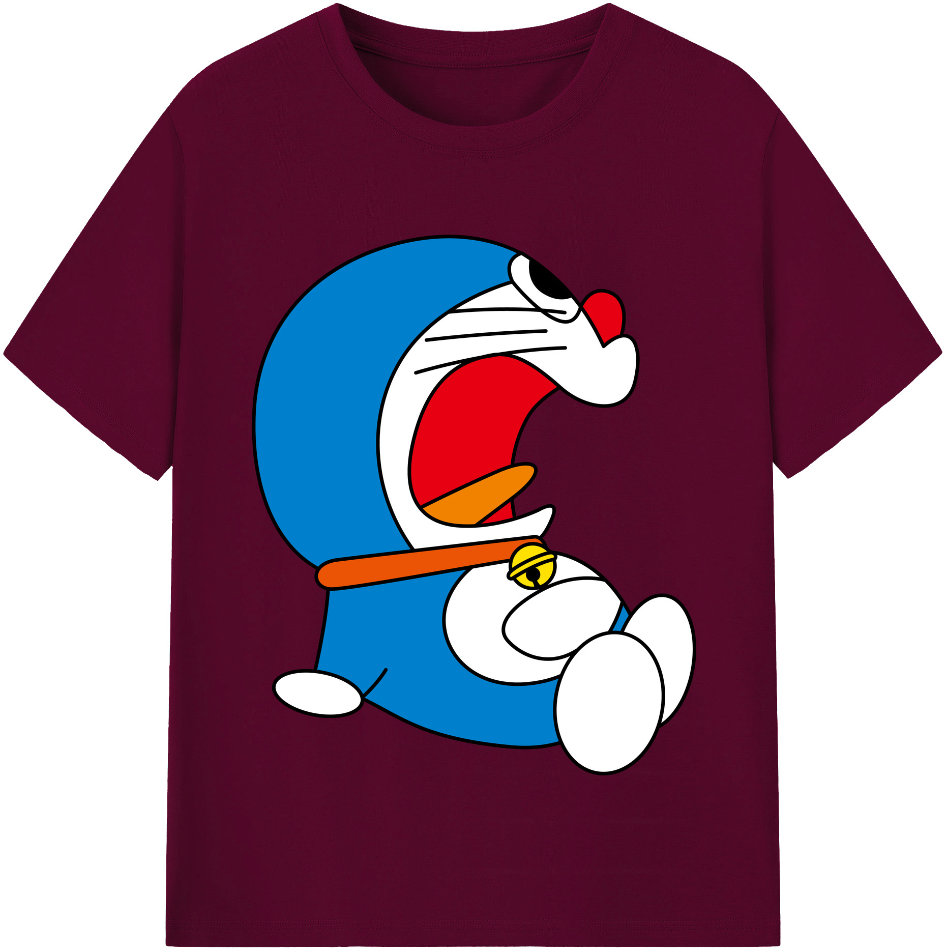 （画像用） ドラえもん Doraemon レディースカジュアルプリントTシャツ（綿100％）